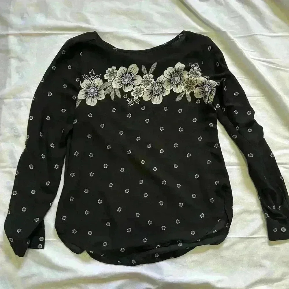 LOFT Floral Blouse